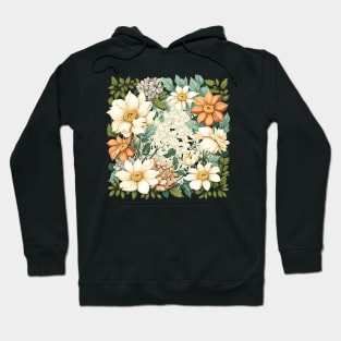 Light spring floral print Hoodie